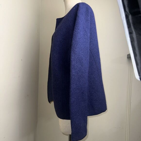 Willi Smith Women’s CARDIGAN Purple Open Front Jacket Sweater Size Large EUC - Picture 2 of 8